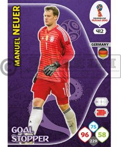 PANINI WORLD CUP 2018 ADRENALYN XL MANUEL NEUER