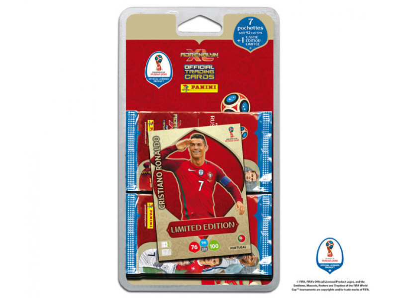 FIFA RUSSIA 2018 POCHETTES PAR 7 RONALDO