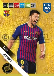 PANINI FIFA 365 ADRENALYN XL 2019 LIMITED EDITION LUIS SUAREZ