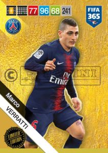 PANINI FIFA 365 ADRENALYN XL 2019 LIMITED EDITION MARCO VERRATTI