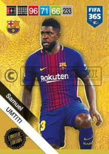 PANINI FIFA 365 ADRENALYN XL 2019 LIMITED EDITION SAMUEL UMTITI