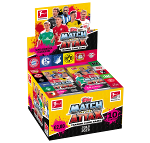TOPPS BUNDESLIGA MATCH ATTAX 2018-2019 BOITE 36 POCHETTES