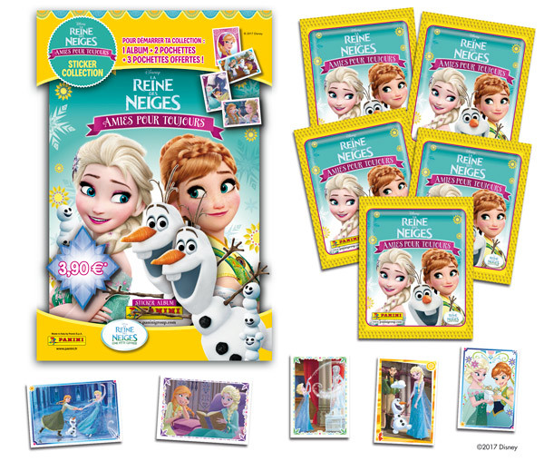 Lot De 25 Stickers La Reine Des Neiges – 5 Pochettes De 5 Autocollants, Neufs, Envoi Rapide, Collection Amies Pour Toujours – CORSICAVENTE