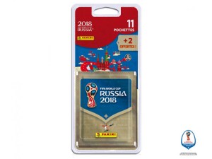 RUSSIA 2018 STICKERS BLISTER 13 POCHETTES