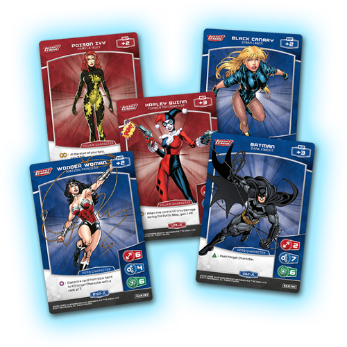 PANINI « METAX TRADING CARDS JUSTICE LEAGUE » fiche signalétique