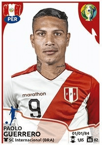 PANINI COPA AMERICA BRASIL 2019 GUERRERO