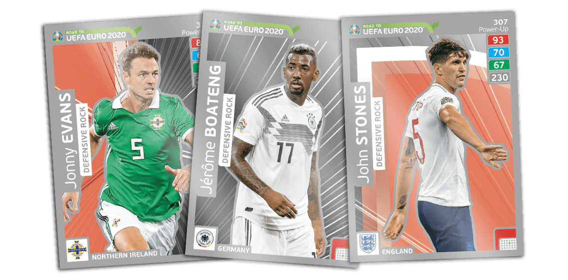 PANINI ROAD TO UEFA EURO 2020 CARTES DEFENSIVE ROCK