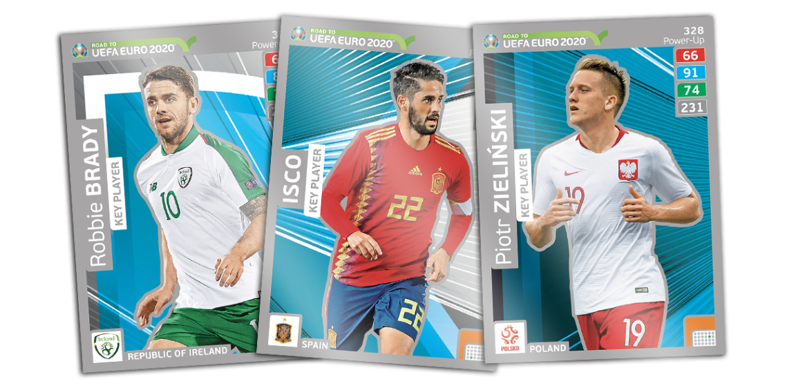 PANINI ROAD TO UEFA EURO 2020 CARTES KEY PLAYER