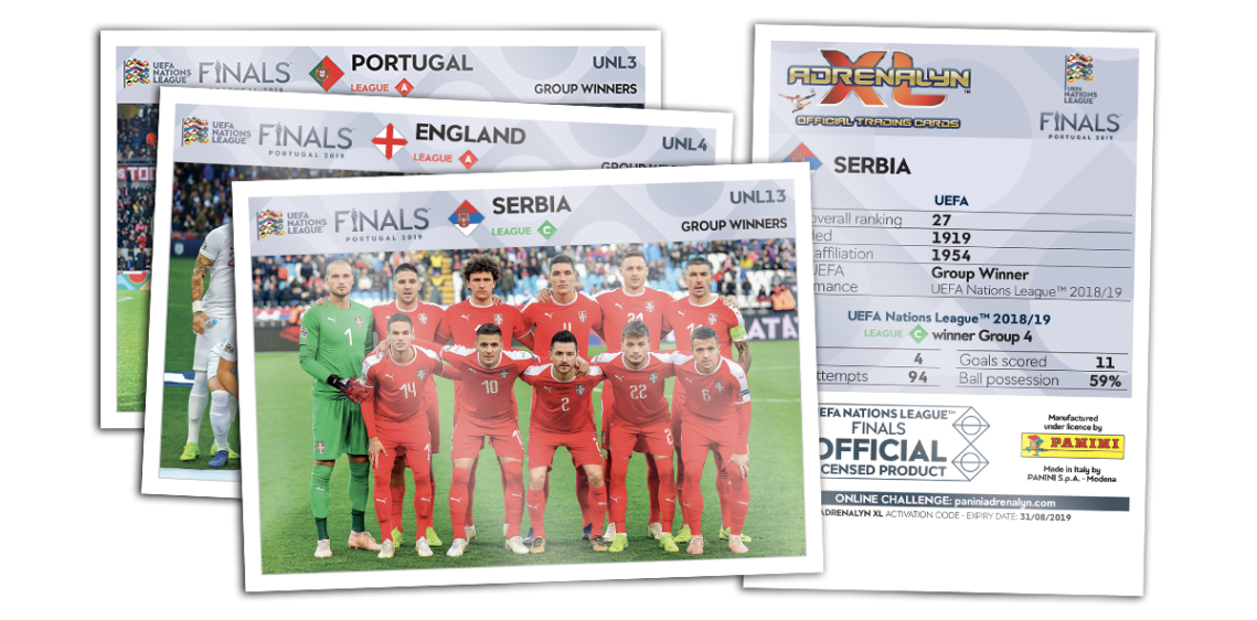 PANINI ROAD TO UEFA EURO 2020 CARTES NATIONS LEAGUE