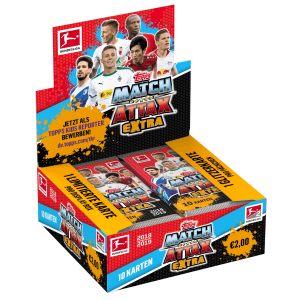 TOPPS BUNDESLIGA MATCH ATTAX 2018-2019 EXTRA BOITE 20 POCHETTES