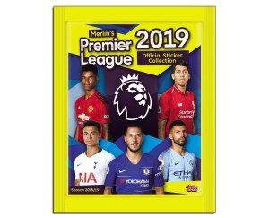 TOPPS MERLIN PREMIER LEAGUE 2018-19 POCHETTE 10 STICKERS