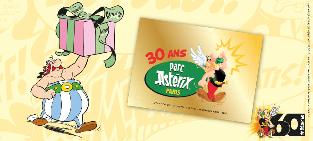 PANINI CARREFOUR 60 ANS ASTERIX TICKET GAGNANT