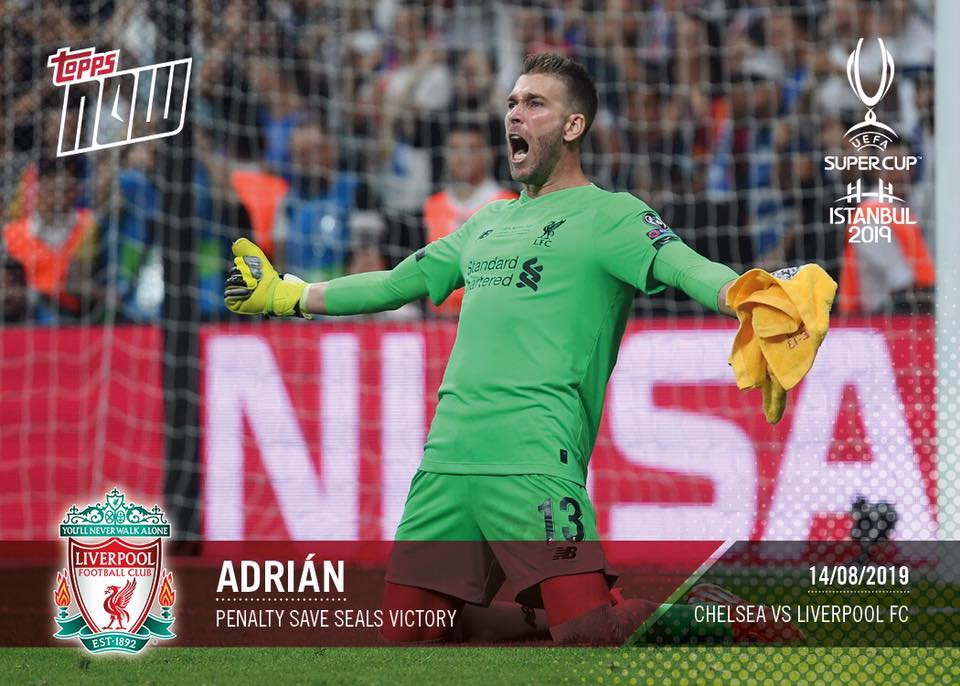 TOPPS NOW UEFA SUPERCUP ISTANBUL 2019 LIVERPOOL 02