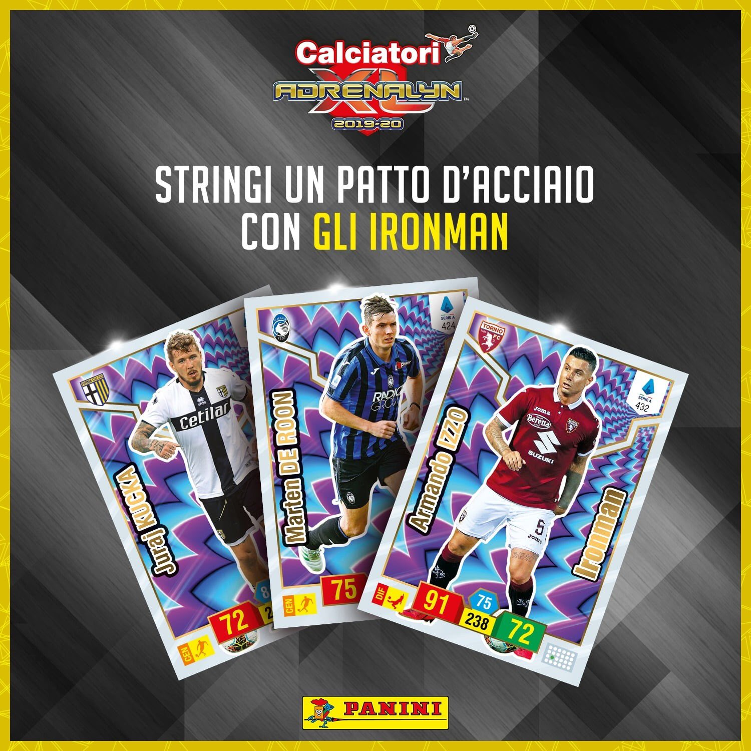 PANINI ADRENALYN XL CALCIATORI 2019-20 ANNONCE TWITTER CARTES IRON MAN.png