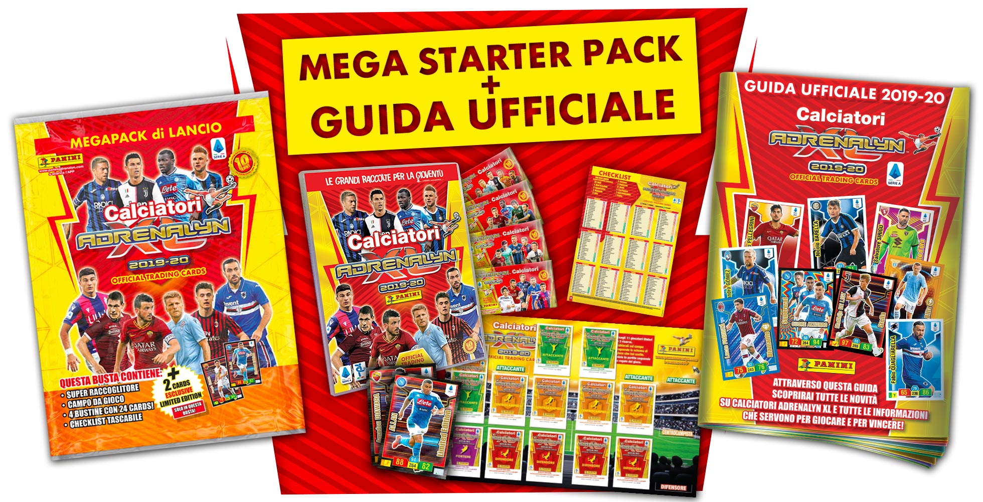 PANINI ADRENALYN XL CALCIATORI 2019-20 STARTER PACK