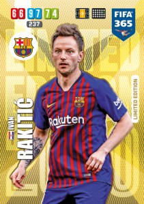 PANINI FIFA 365 ADRENALYN XL 2020 CARTE LIMITED EDITION RAKITIC