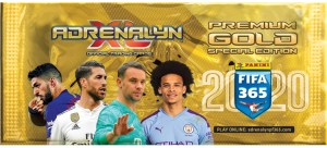 PANINI FIFA 365 ADRENALYN XL 2020 POCHETTE PREMIUM GOLD