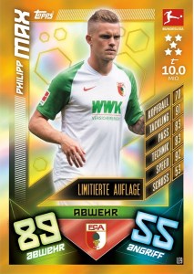TOPPS MATCH ATTAX BUNDESLIGA 2019-20 LIMITED EDITION 9 PHILIPP MAX