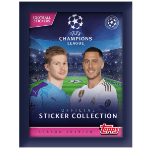 TOPPS UEFA CHAMPIONS LEAGUE STICKERS 2019-20 POCHETTE MODELE 01