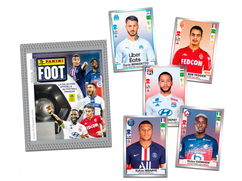 PANINI FOOT 2019-2020 STICKERS EXEMPLES STICKERS