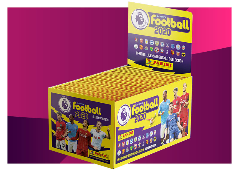 PANINI FOOTBALL 2020 BOITE 100 POCHETTES