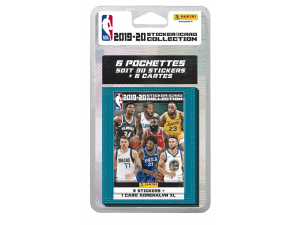 PANINI NBA 2019-20 STICKERS ET CARTES BLISTER 6 POCHETTES