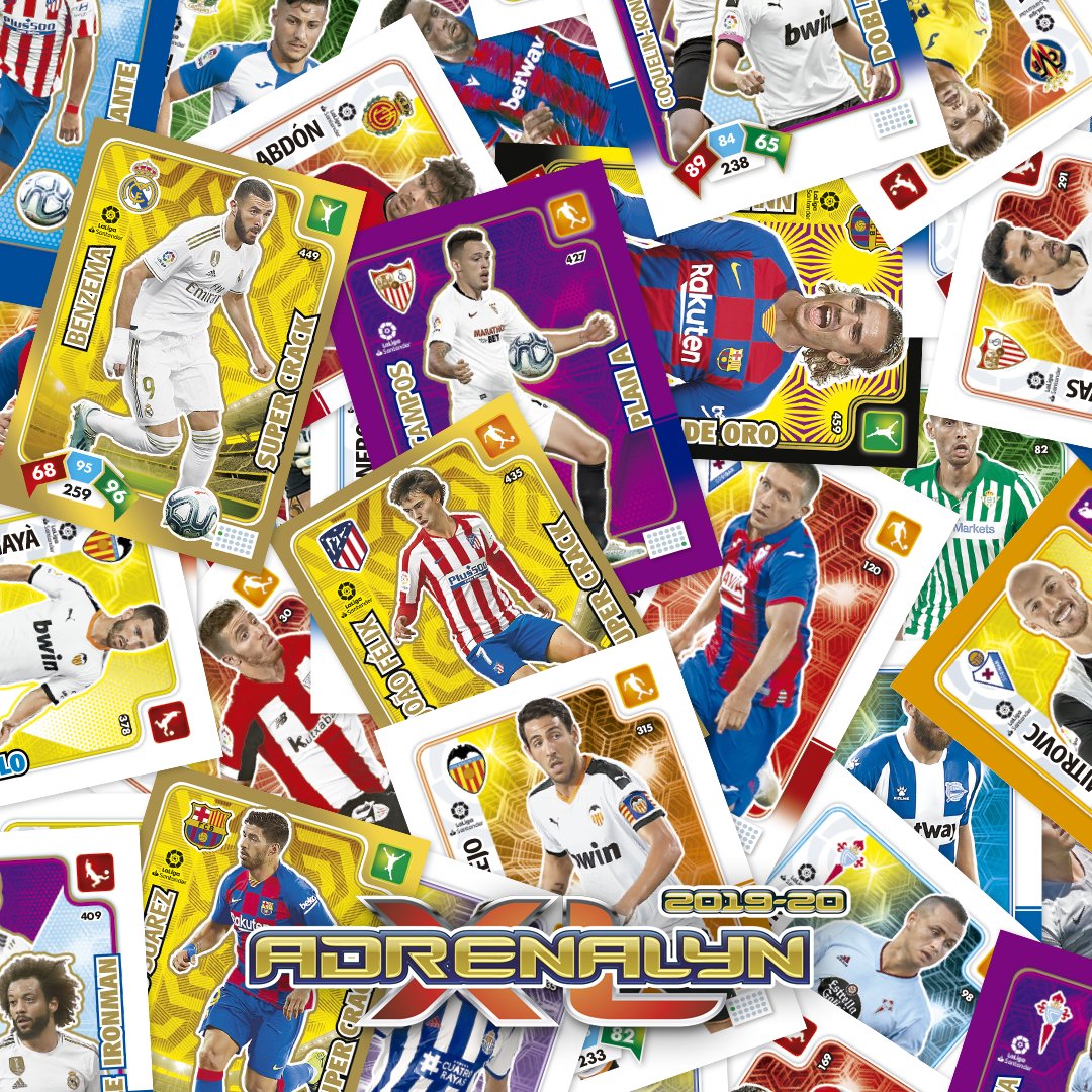 PANINI ADRENALYN XL LIGA 2019-20 VUE GENERALE