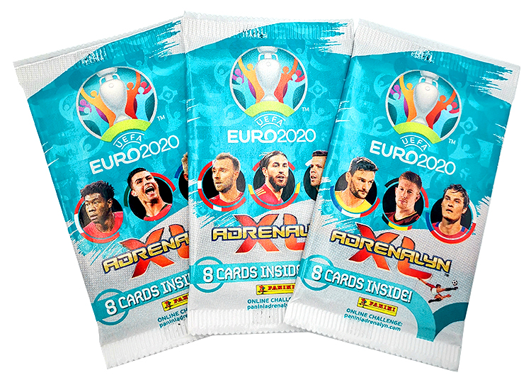 PANINI ADRENALYN XL EURO 2020 MODELE DES 3 POCHETTES