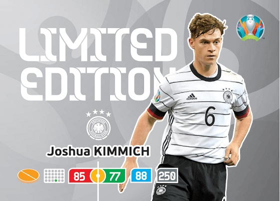 PANINI ADRENALYN XL UEFA EURO 2020 CARTE LIMITED EDITION KIMMICH