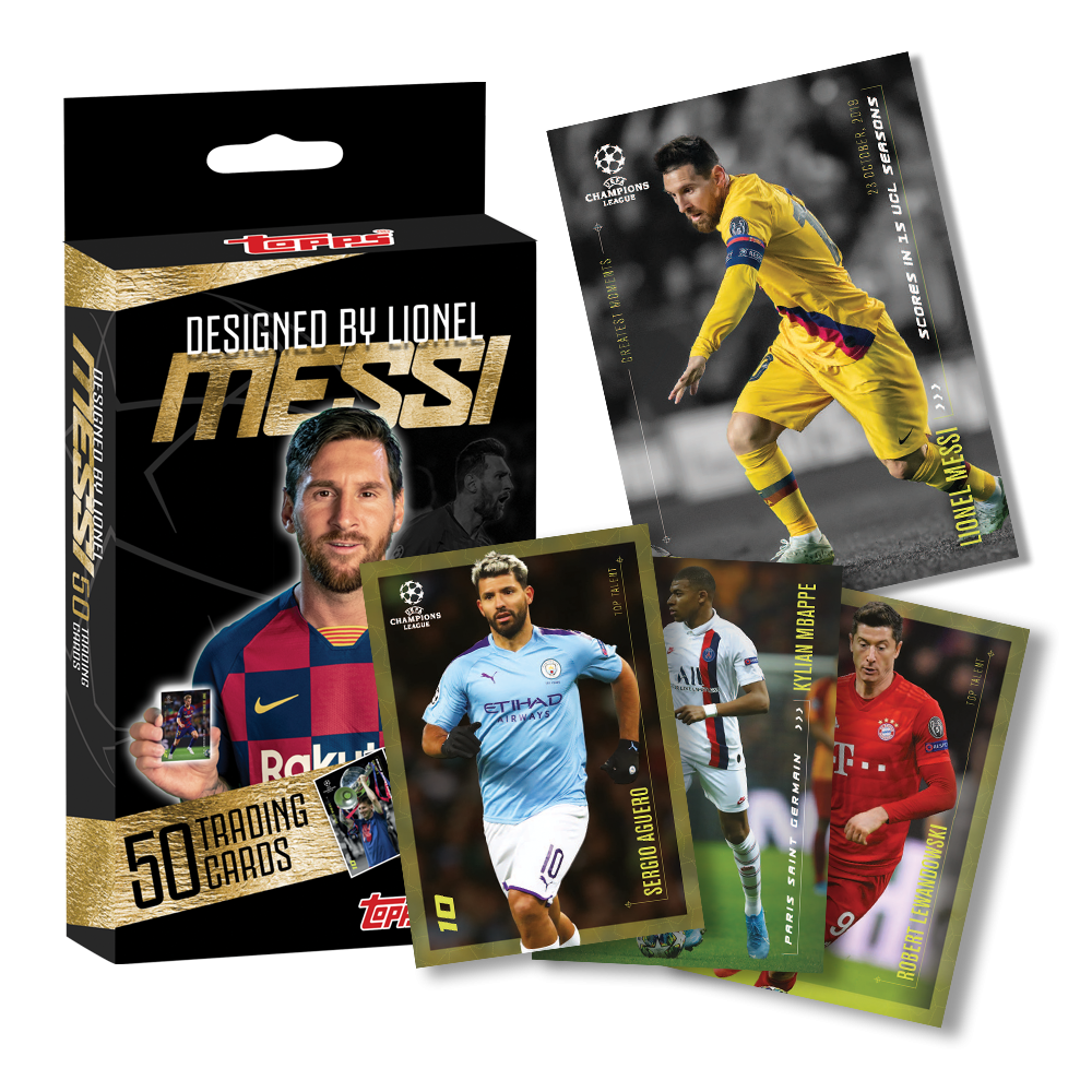TOPPS DESIGNED BY LIONEL MESSI VUE GENERALE