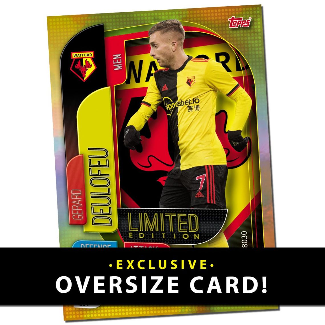 TOPPS WATFORD CARTE XXL