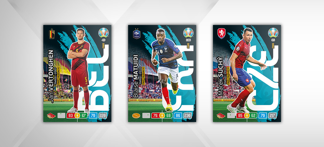 PANINI ADRENALYN XL EURO 2020 MODELE CARTE FANS FAVOURITE