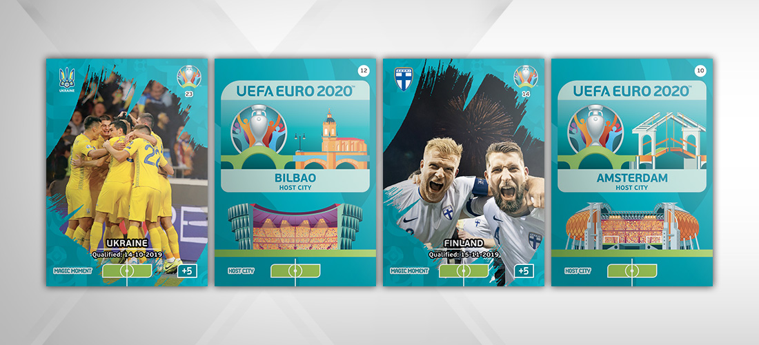PANINI ADRENALYN XL EURO 2020 MODELE CARTE HOST