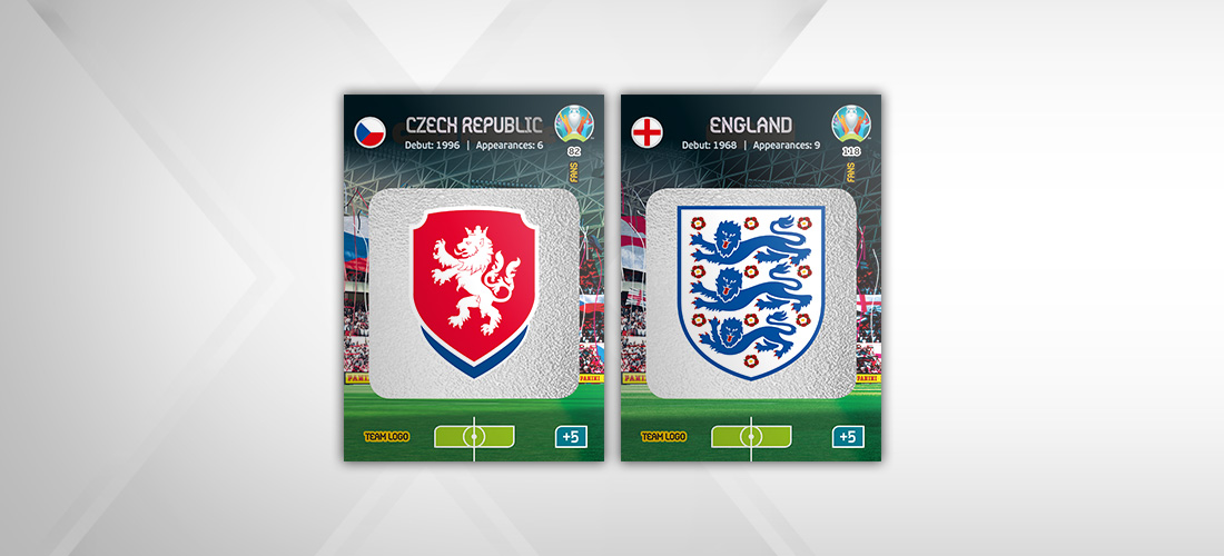 PANINI ADRENALYN XL EURO 2020 MODELE CARTE TEAM LOGO