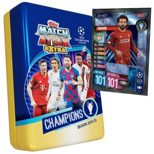 TOPPS CHAMPIONS LEAGUE 2019-20 EXTRA BOITE METAL SALAH