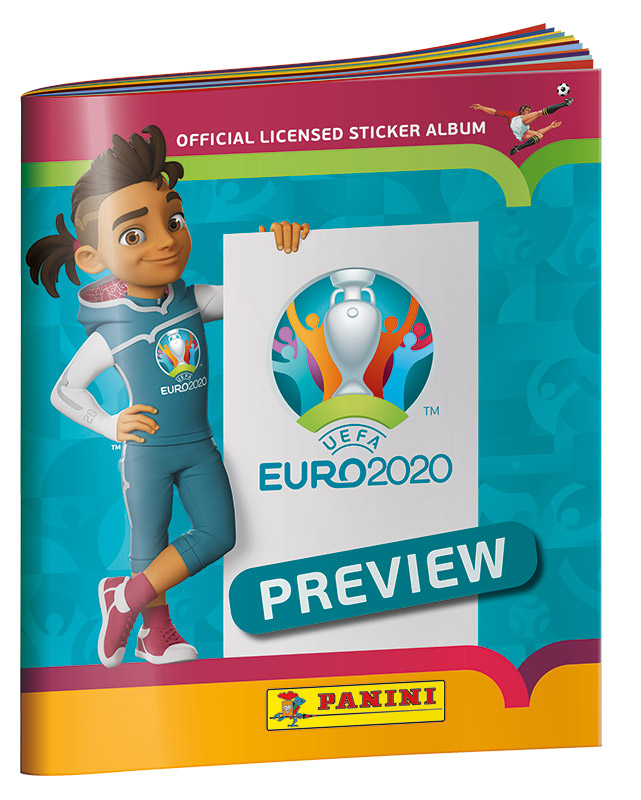 EURO 2020 PREVIEW STICKERS ALBUM