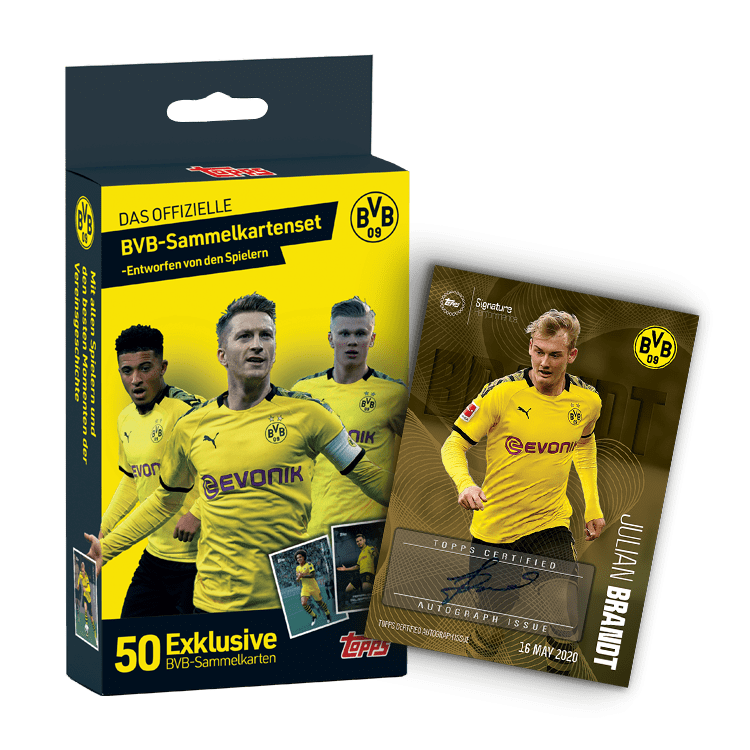 TOPPS BORUSSIA DORTMUND EDITION X ETUI + CARTE RARE BRANDT