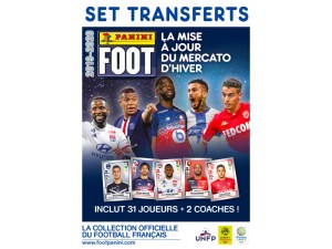 PANINI FOOT LIGUE 1 STICKERS 2019-2020 SET MERCATO