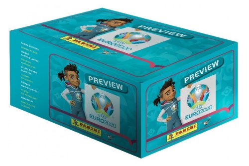 PANINI UEFA EURO 2020 PREVIEW STICKERS BOITE 120 POCHETTES
