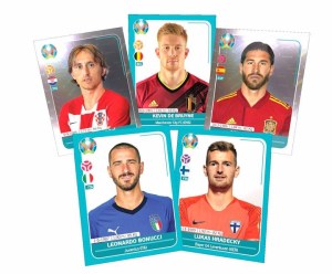 PANINI UEFA EURO 2020 PREVIEW STICKERS EXEMPLES