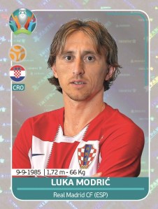PANINI UEFA EURO 2020 PREVIEW STICKERS MODRIC