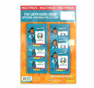 PANINI UEFA EURO 2020 PREVIEW STICKERS MULTIPACK