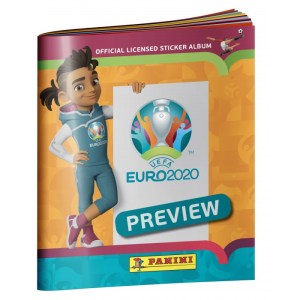 PANINI UEFA EURO 2020 PREVIEW STICKERS ORANGE ALBUM