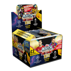 TOPPS MATCH ATTAX 101 2019-20 BOITE DE 24 POCHETTES DE 15 CARTES