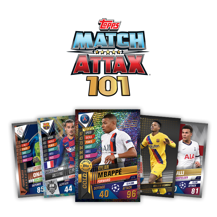 TOPPS MATCH ATTAX 101 2019-20 VUE GENERALE