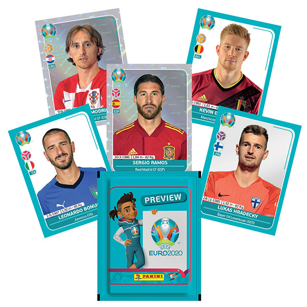PANINI UEFA EURO 2020 PREVIEW STICKERS FRANCE EXEMPLES