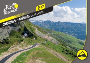 PANINI TOUR DE FRANCE 2020 CARTE ETAPE 17