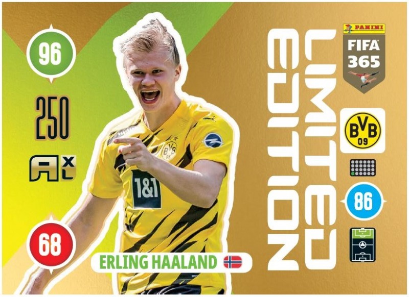 PANINI ADRENALYN XL FIFA 365 2021 LE ERLING HAALAND DORTMUND
