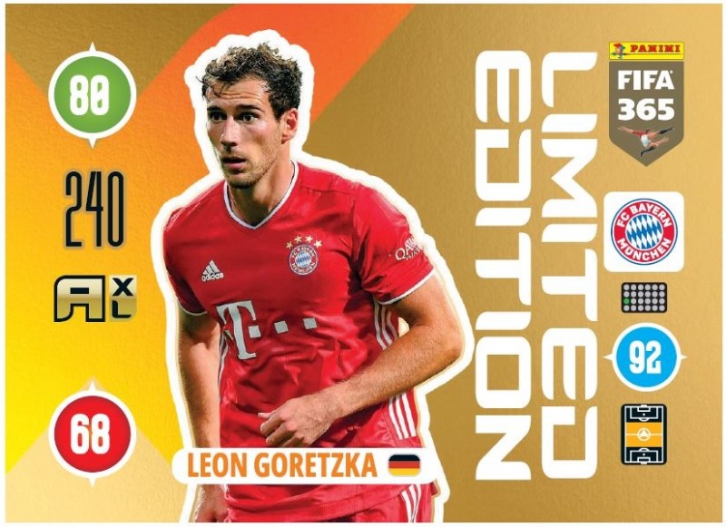 PANINI ADRENALYN XL FIFA 365 2021 LE LEON GORETZKA MUNICH