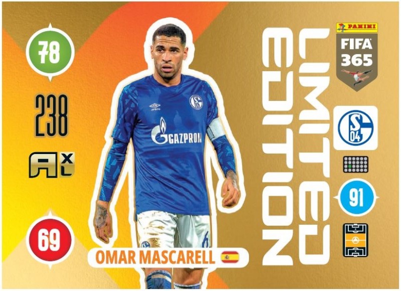 PANINI ADRENALYN XL FIFA 365 2021 LE OMAR MASCARELL SCHALKE